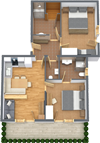 Grundriss - Appartement Edelweiss