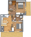 Grundriss - Appartement Enzian