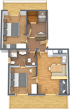 Grundriss - Appartement Kristall